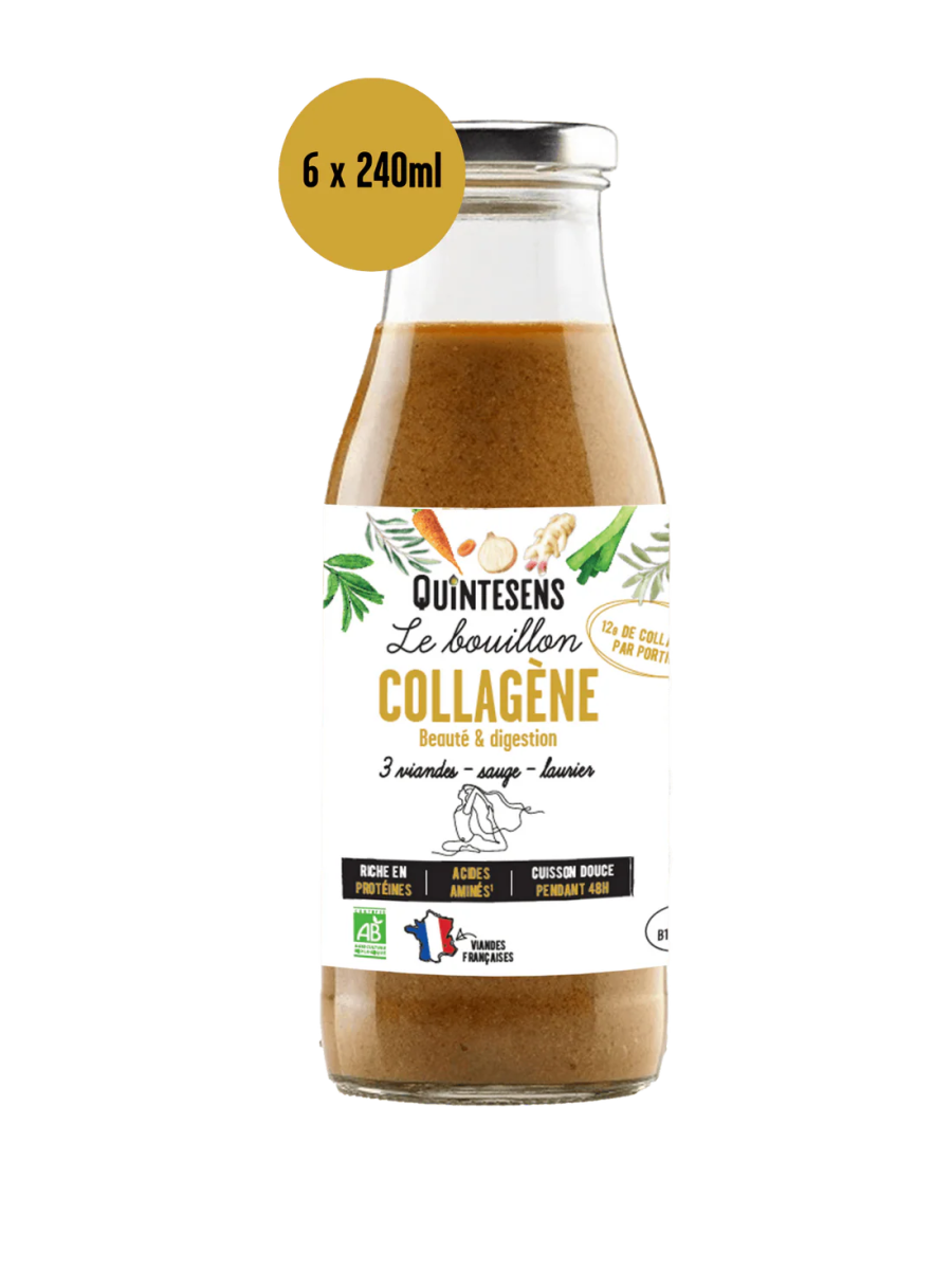 Bouillon Collagène 240 ml ou 6*240 ml - goobio - and - zen