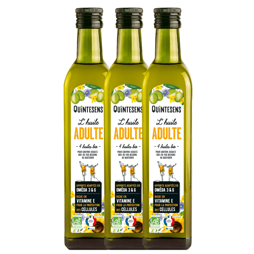 Huile Santé Ado & Adulte - 0,50 L ou 3*0,50L - goobio - and - zen