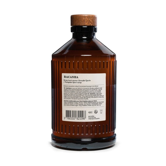 Sirop Brut Pumkin Spice (Citrouille épicée) - 400 ml - goobio - and - zen