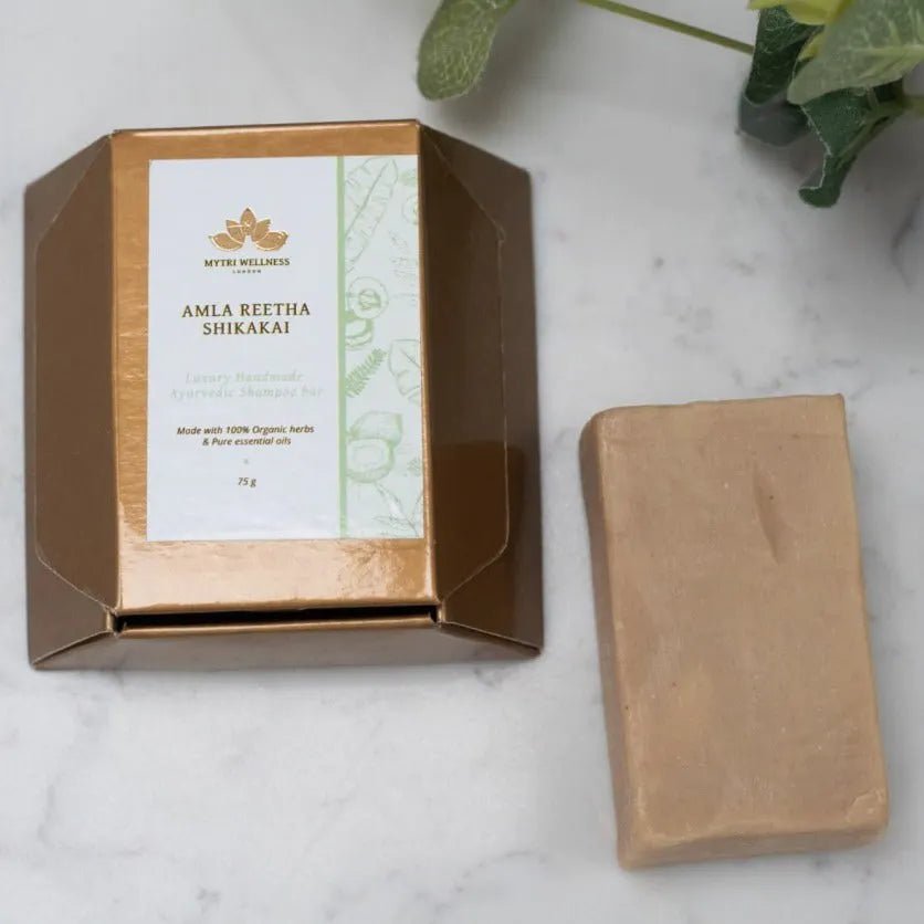 AMLA REETHA SHIKAKAI BARRE DE SAVON 75G. - goobio-and-zen