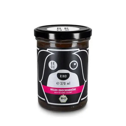 Bouillon d'os de boeuf pour chiens - 370 ml - goobio-and-zen