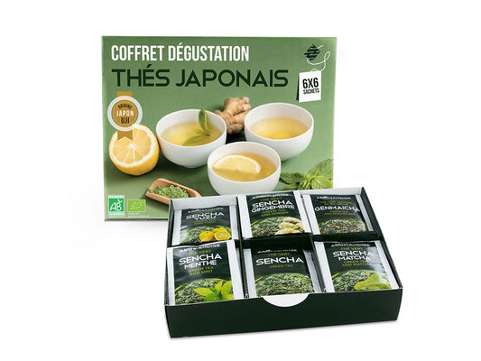 Coffret dégustation Thés japonais - goobio-and-zen