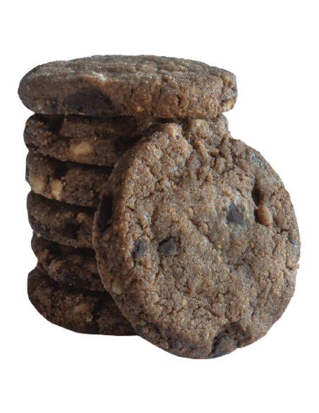 Cookies: Chocolats & Noisettes & Fleur de sel de Camargue 120 g - goobio-and-zen