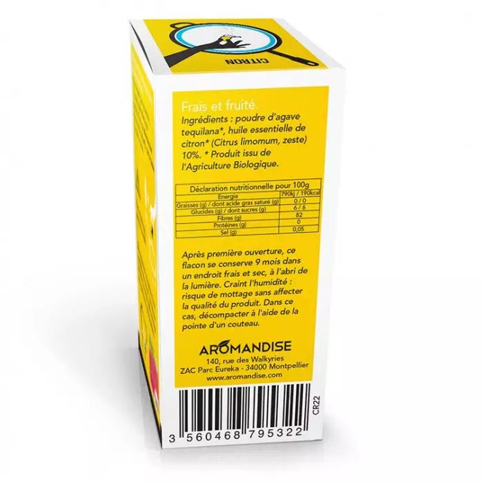 Cristaux Huile Essentielle - CITRON - 10 g - goobio-and-zen