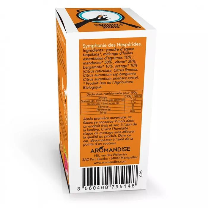 Cristaux Huile Essentielle - RONDE D'AGRUMES - 10 g - goobio-and-zen