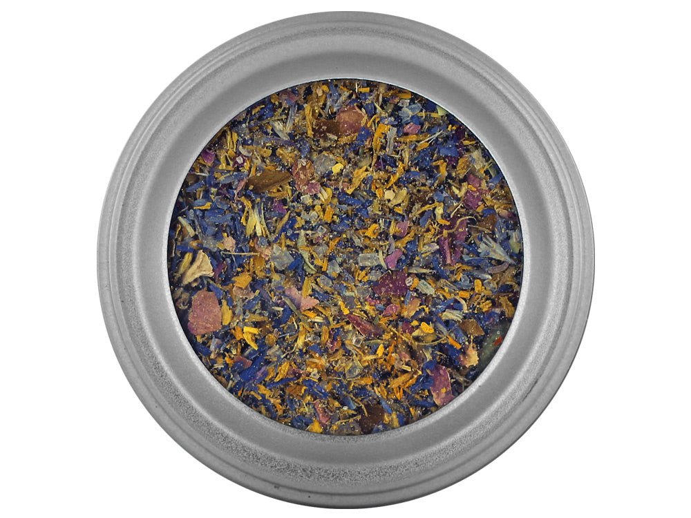 Panqueques y pasteles de flores de especias