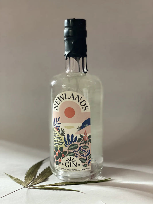Gin Biologique Newlands | Chanvre | Artisanal - 70 cl - 42% d'alcool