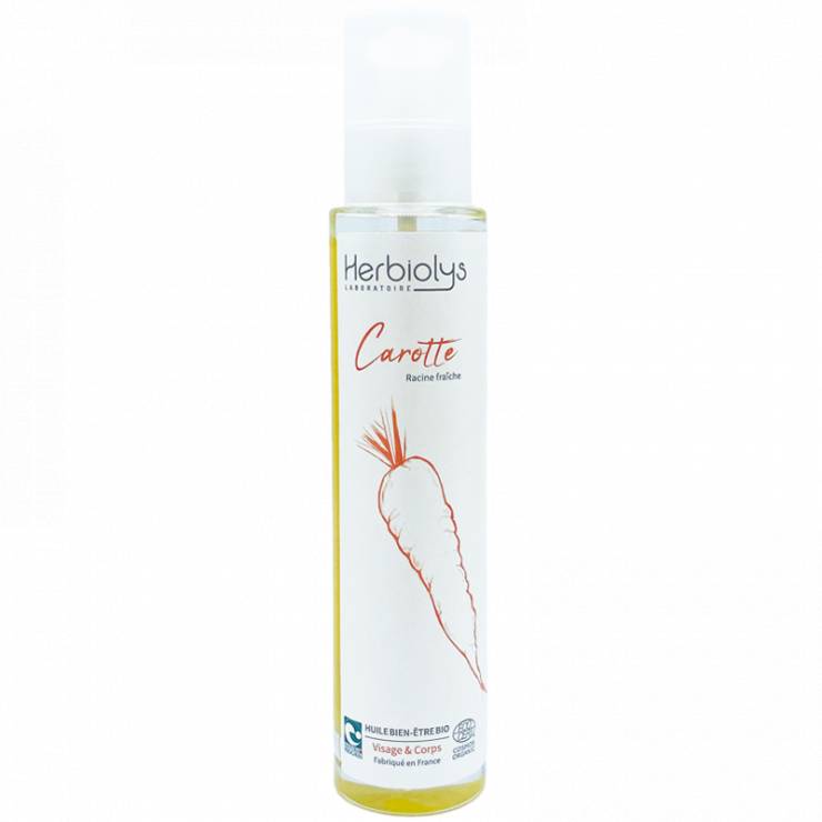 Huile bien-être Carotte Bio -Daucus carota - 30 ml ou 100 ml - goobio-and-zen