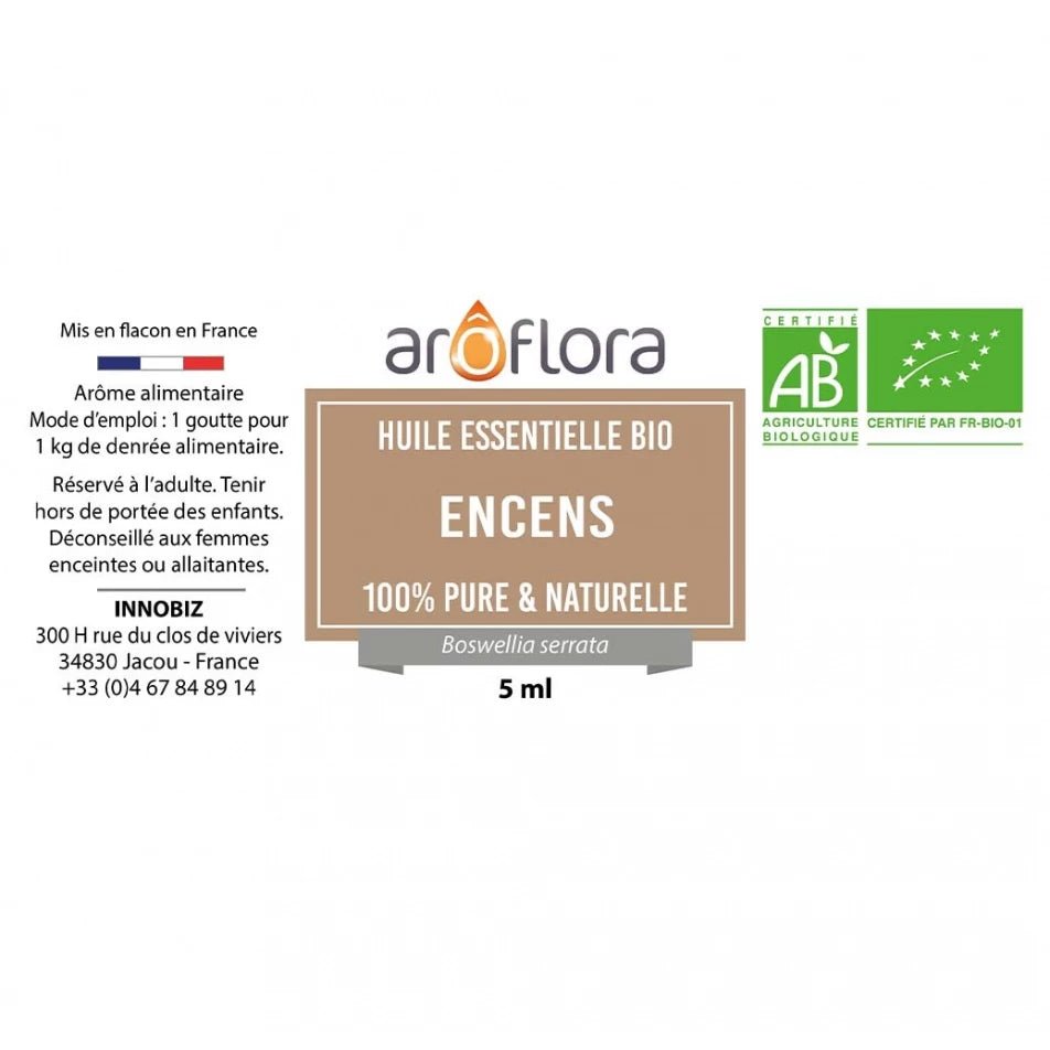 Huile Essentielle : Encens 5 ml - goobio-and-zen