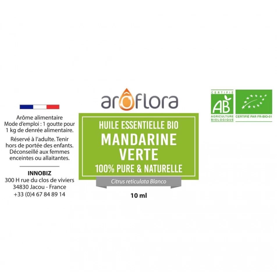 Huile Essentielle : Mandarine verte 10 ml - goobio-and-zen
