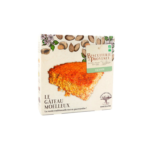 Le Gâteau Moelleux : Amande - 225 g (4/5 personnes) - goobio-and-zen