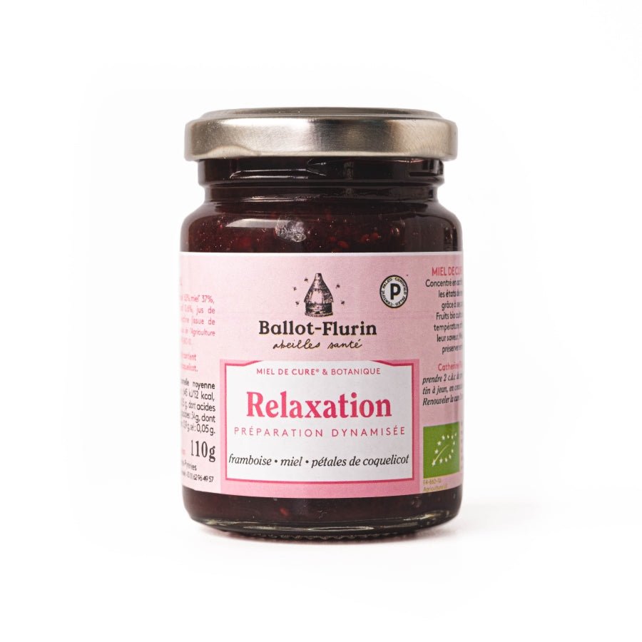 "Miel de CURE & Botanique" Relaxation - 110 g - goobio-and-zen