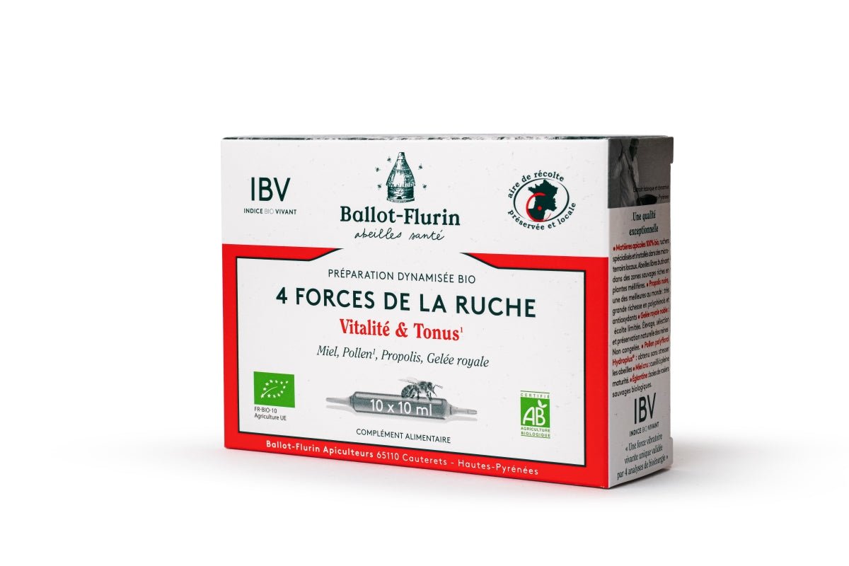 Préparation Dynamisée 4 Forces de la Ruche - Vitalité et Tonus - goobio-and-zen
