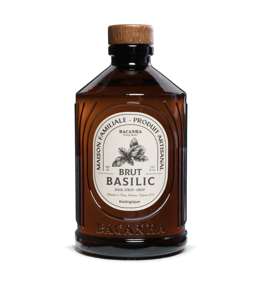Sirop Brut - Basilic - 400 ml - goobio-and-zen