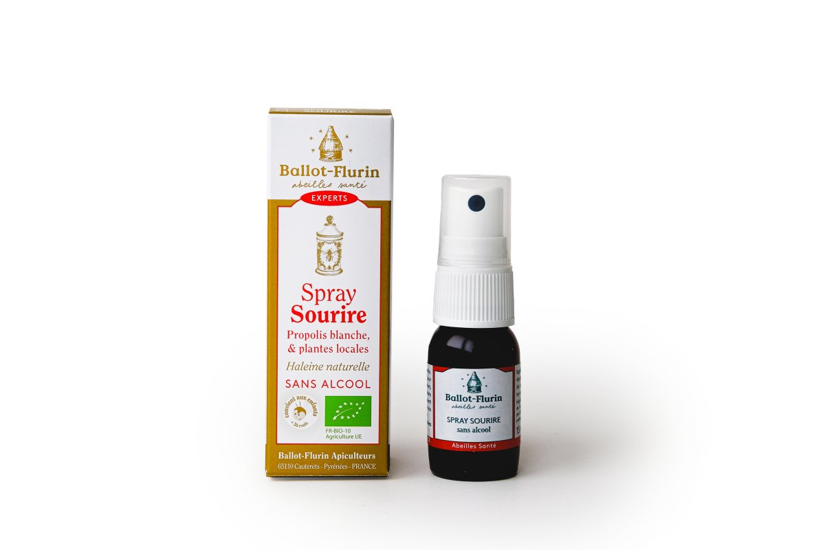 Spray Sourire SANS ALCOOL de Ballot Flurin - goobio-and-zen