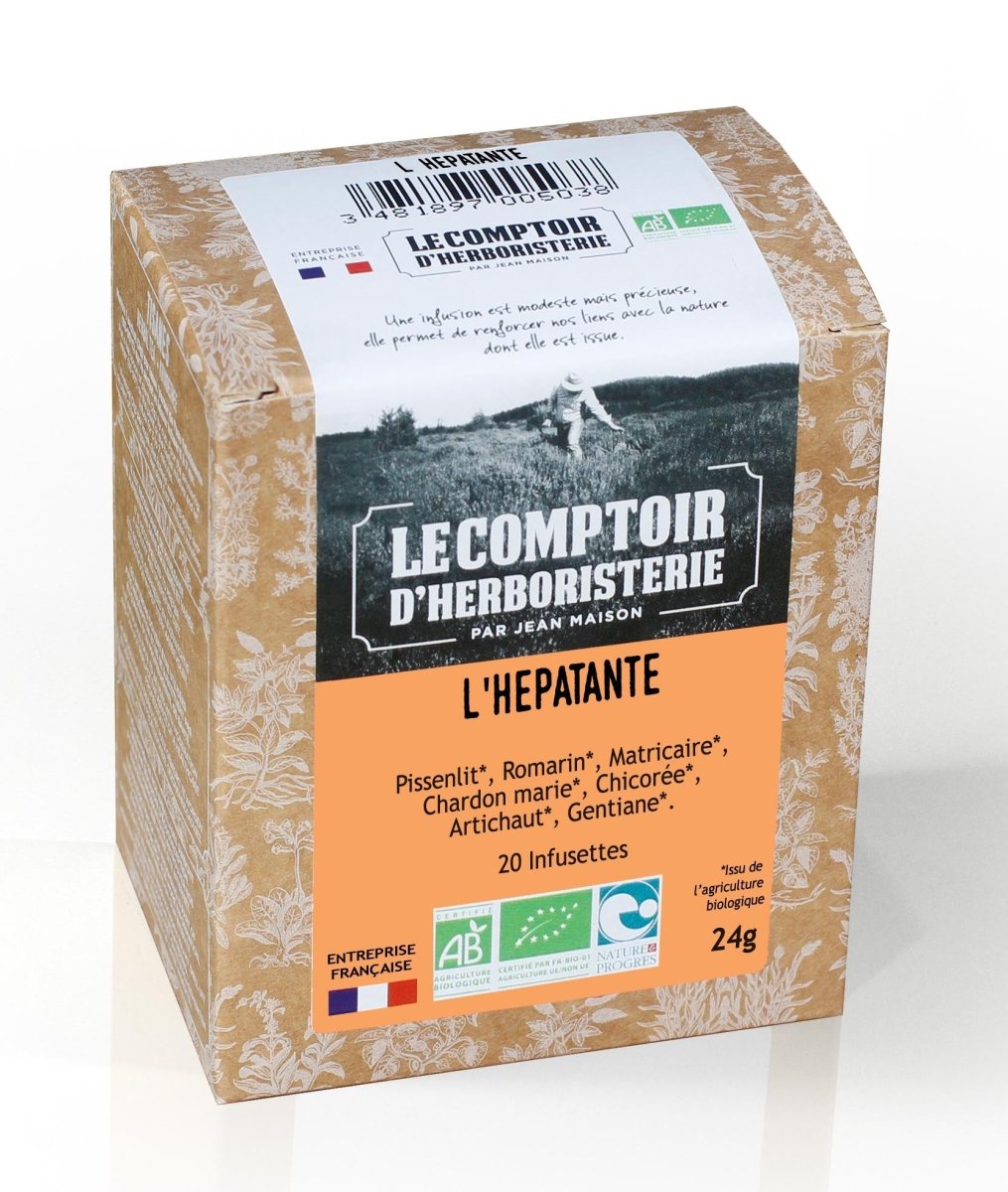 Tisane L'HEPATANTE (Drainante du Foie)- VRAC ou 20 Infusettes - goobio-and-zen