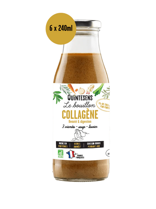 Bouillon Collagène 240 ml ou 6*240 ml - goobio - and - zen