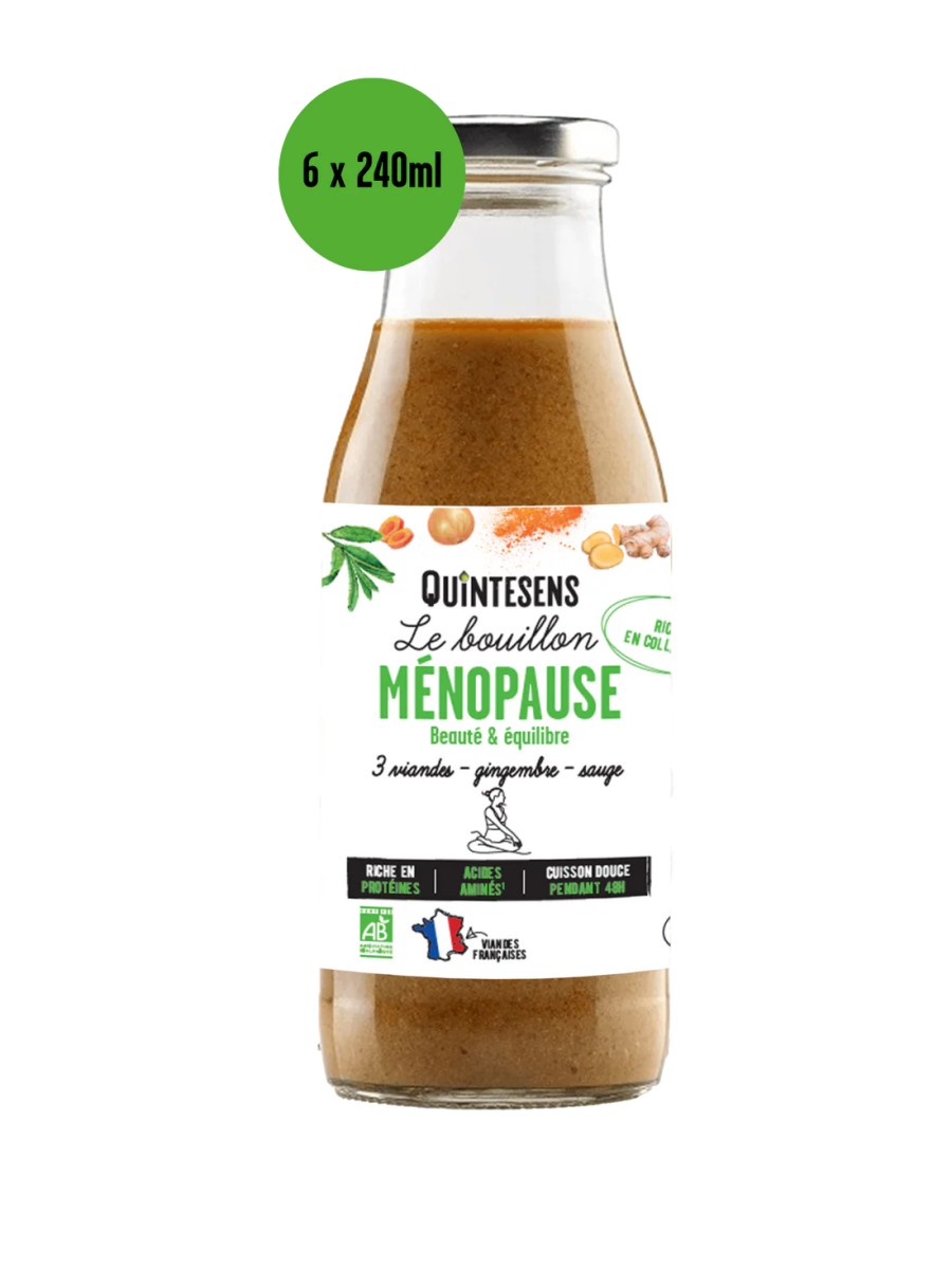 Bouillon Ménopause 240 ml ou 6*240 ml - goobio - and - zen