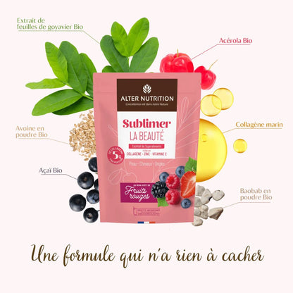 Cocktail Beauté Bio de super aliments au collagène marin – 200 g - goobio - and - zen