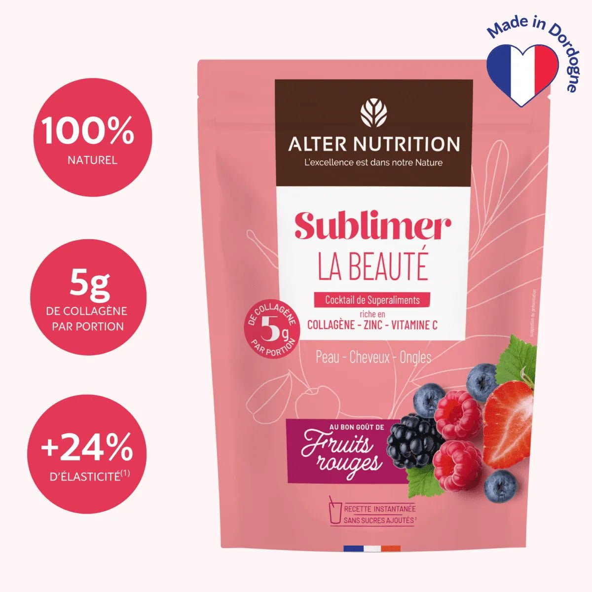 Cocktail Beauté Bio de super aliments au collagène marin – 200 g - goobio - and - zen