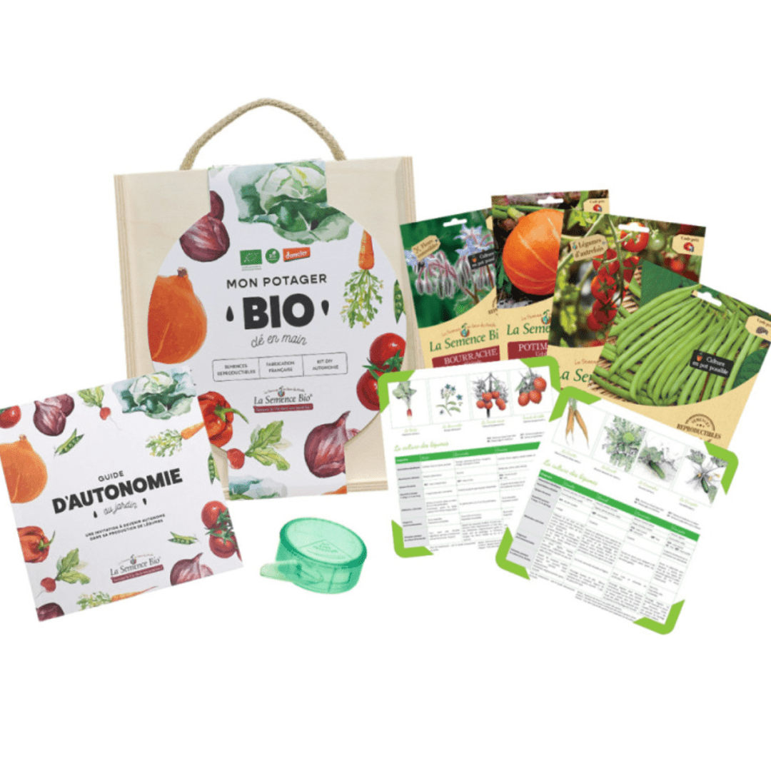 Coffret - Mon Potager Bio clé en main - goobio - and - zen