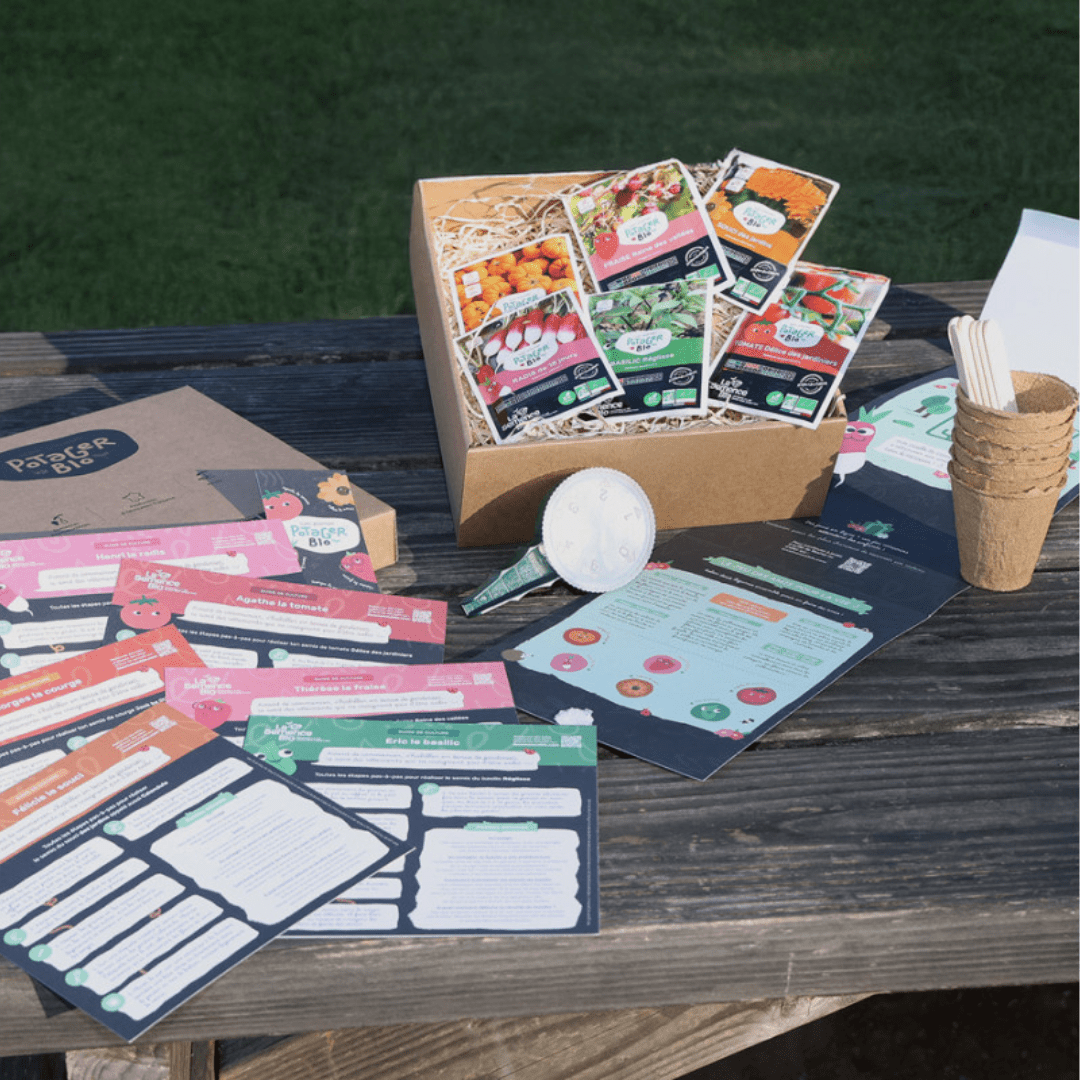 Coffret - Mon premier Potager Bio - goobio - and - zen