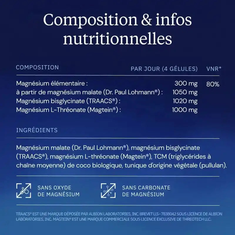 Complexe MAGNESIUM 360 - 120 gélules