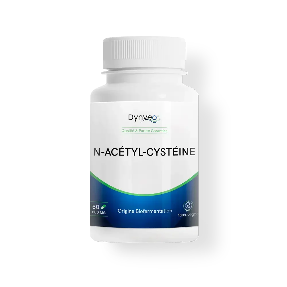 NAC : N-acétylcystéine pure - 60 gélules