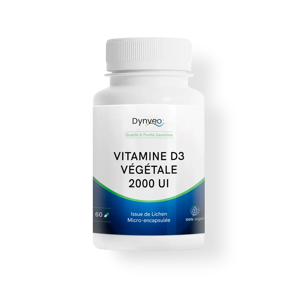 Vitamine D3 végétale - 60 gélules