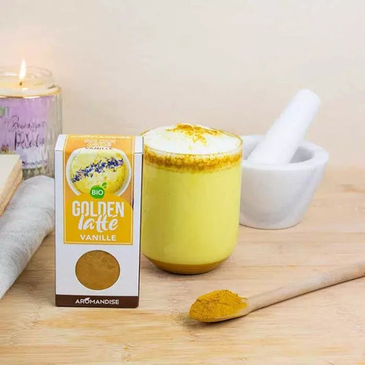 GOLDEN LATTE Curcuma Vanille - 60 g - goobio - and - zen