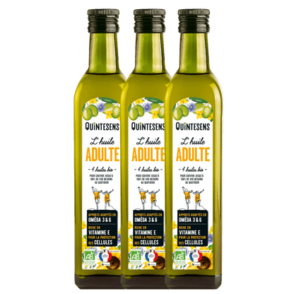 Huile Santé Ado & Adulte - 0,50 L ou 3*0,50L - goobio - and - zen