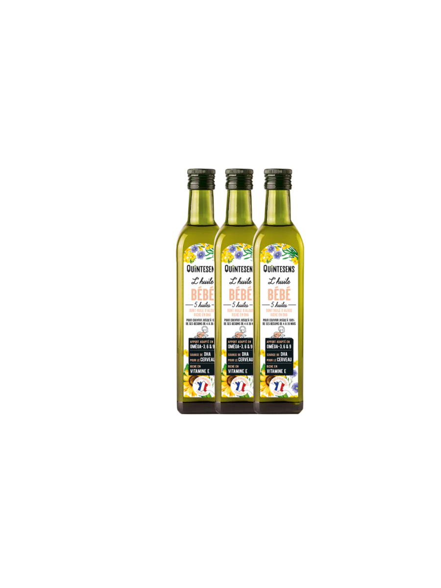 Huile Santé Bébé - 4 à 36 mois - 0,25L ou 3*0,25L - goobio - and - zen