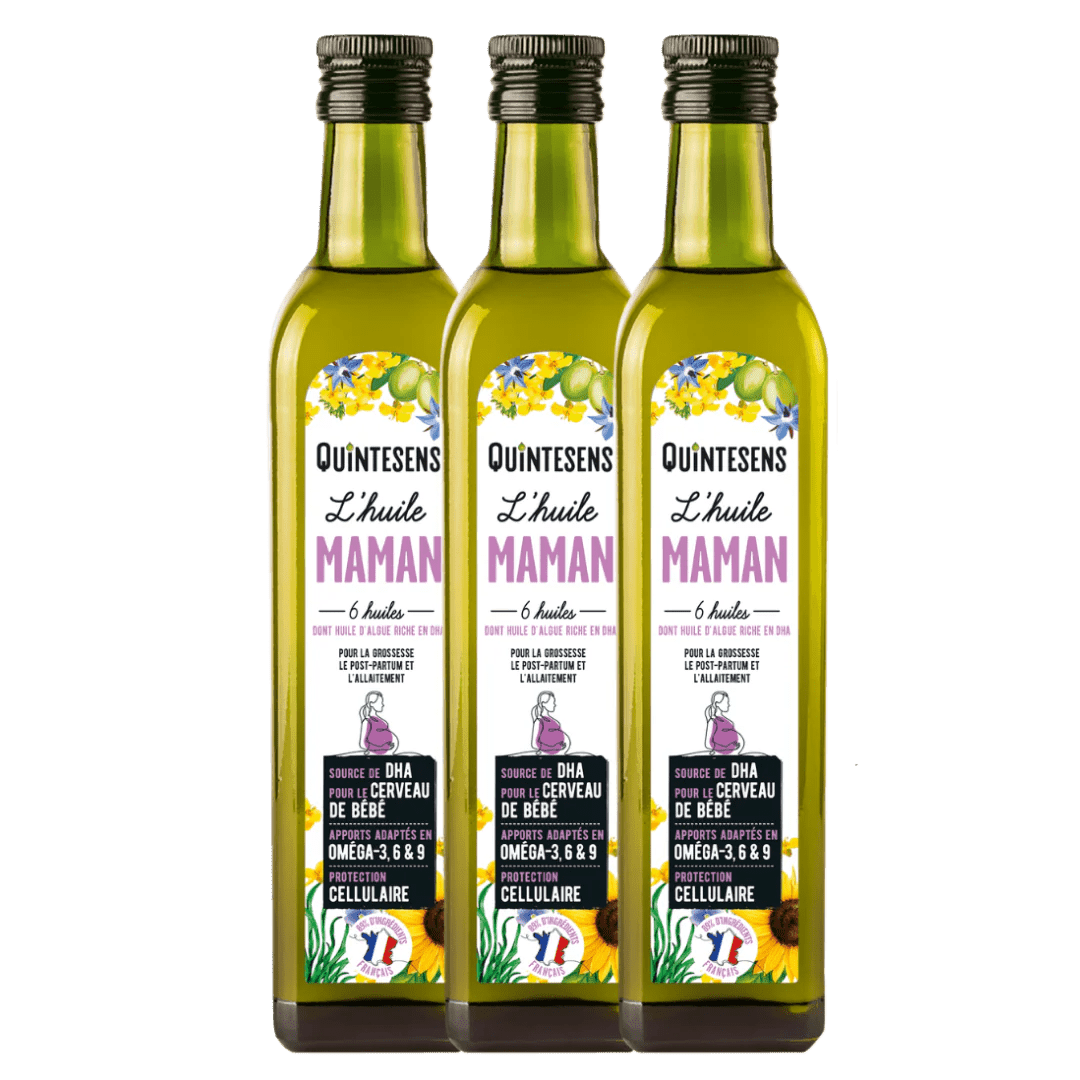 Huile Santé Maman - Femme enceinte - 0,50 L ou par 3*0,50 L - goobio - and - zen