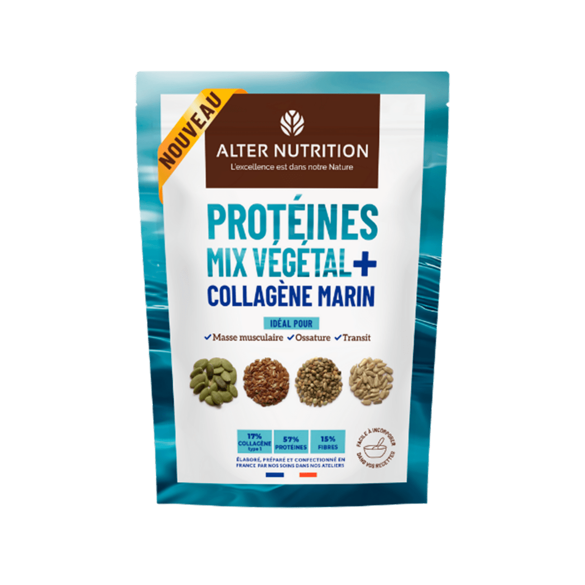 Protéines Végétales Et Collagène Marin - 200 g - goobio - and - zen