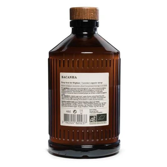 Sirop Brut Réglisse - 400 ml - goobio - and - zen
