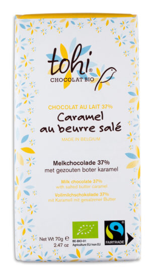 Chocolat - 37% Cacao au caramel beurre salé