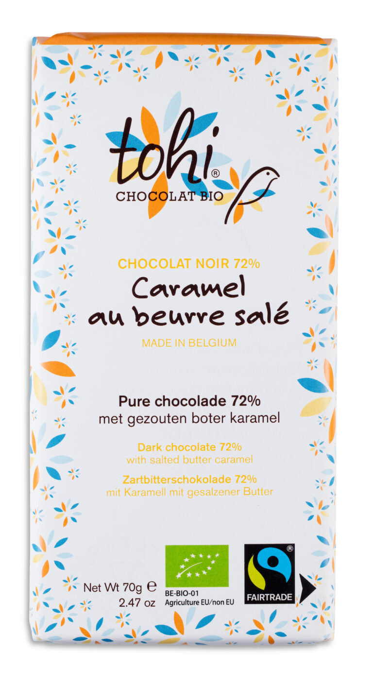 Chocolats - 72% Cacao Caramel au beurre salé
