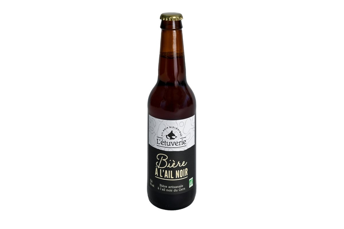 Bière à l'AIL NOIR - 33 cl - 6% vol. - goobio-and-zen