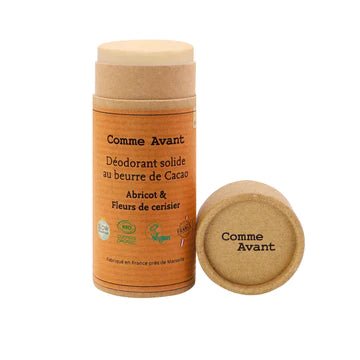 Déodorant solide au beurre de Cacao - Abricot & Fleurs de cerisier - 50 g - goobio-and-zen