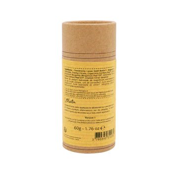Déodorant solide au beurre de Cacao - Citron & Bergamote - 50 g - goobio-and-zen