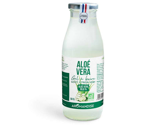 Gel Aloé Véra Citron Vert - 0,5 L (4 en stock) ou 1 L