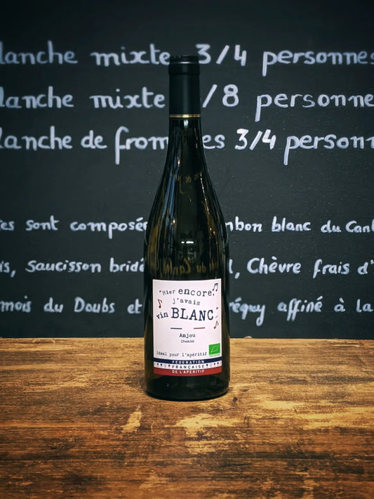 Hier encore, j'avais vin BLANC - Anjou blanc Bio 75 cl - goobio-and-zen