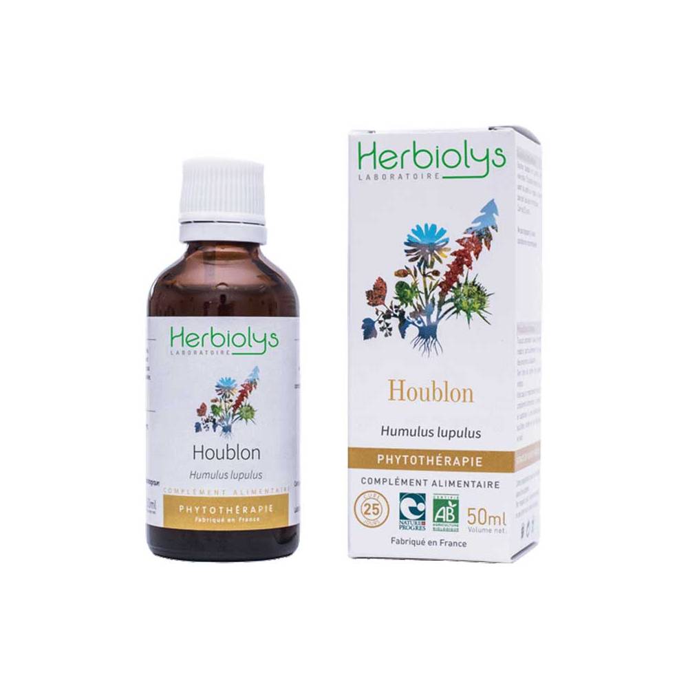 Houblon - Extrait de Plante fraîche Bio (Humulus lupulus) - 50 ml - goobio-and-zen