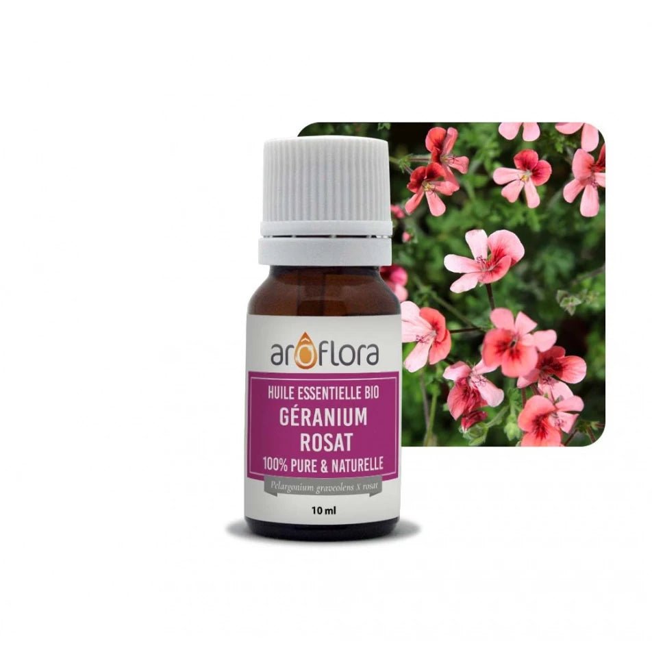 Huile Essentielle : Géranium Rosat 10 ml - goobio-and-zen