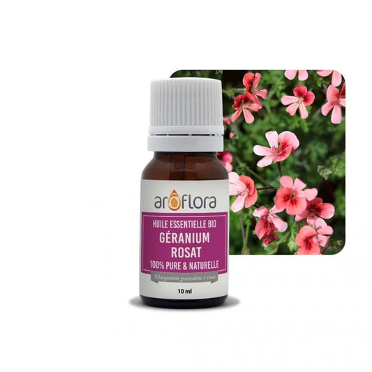 Huile Essentielle : Géranium Rosat 10 ml - goobio-and-zen