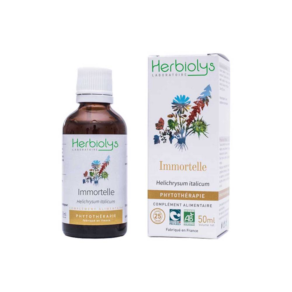 Immortelle - Extrait de Plante fraîche Bio (Helichrysum italicum) - 50 ml - goobio-and-zen