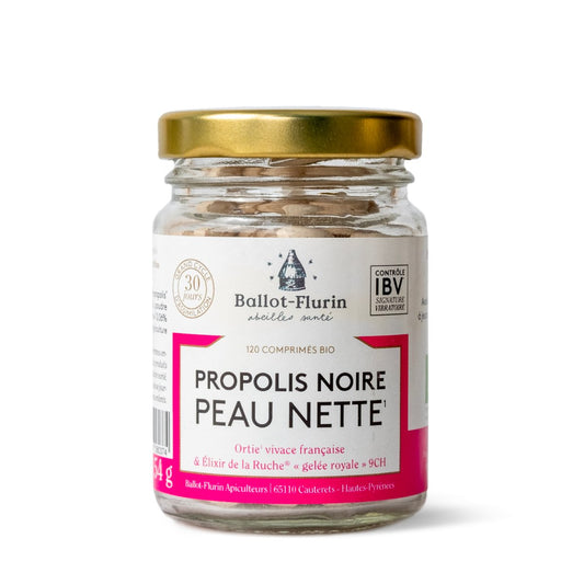 Les comprimés Ballot-Flurin : Propolis Noire Peau Nette - goobio-and-zen