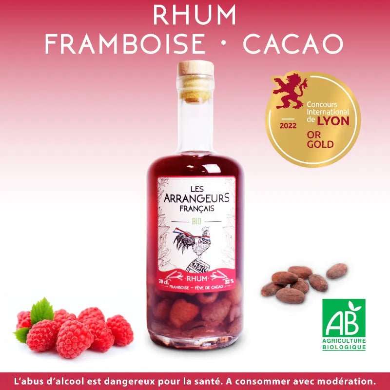 Rhum Framboise & Cacao - 70 cl - goobio-and-zen