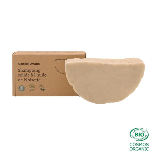 Shampoing Solide Naturel à l'Huile de Noisette - Cheveux NORMAUX - 70 g - goobio-and-zen