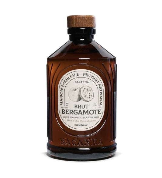 Sirop Brut - Bergamote - 400 ml - goobio-and-zen